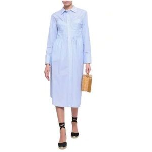 Alexa Chung Seamed Bust Button Up Shirt Dress US Size 8 New Without Tags